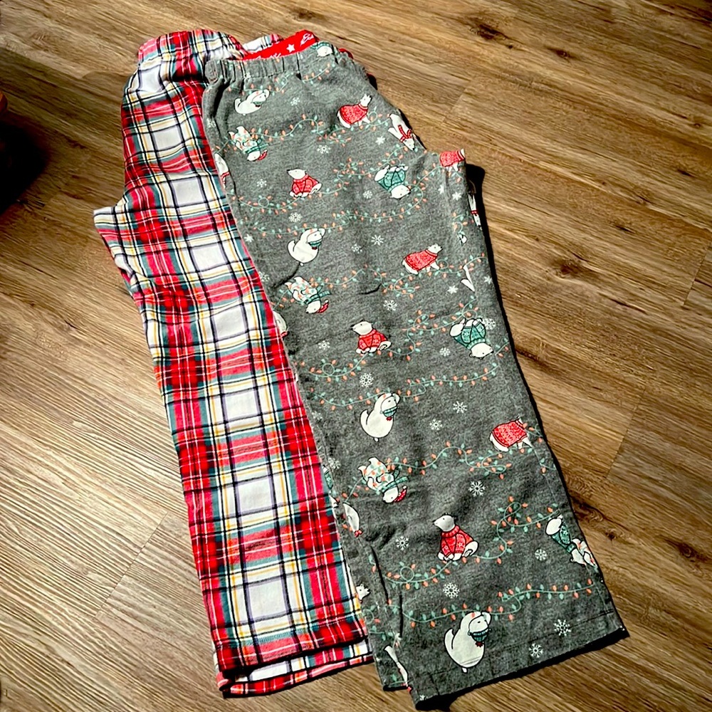 Only plaid pair left !!Eddie Bauer flannel Pajama bottoms